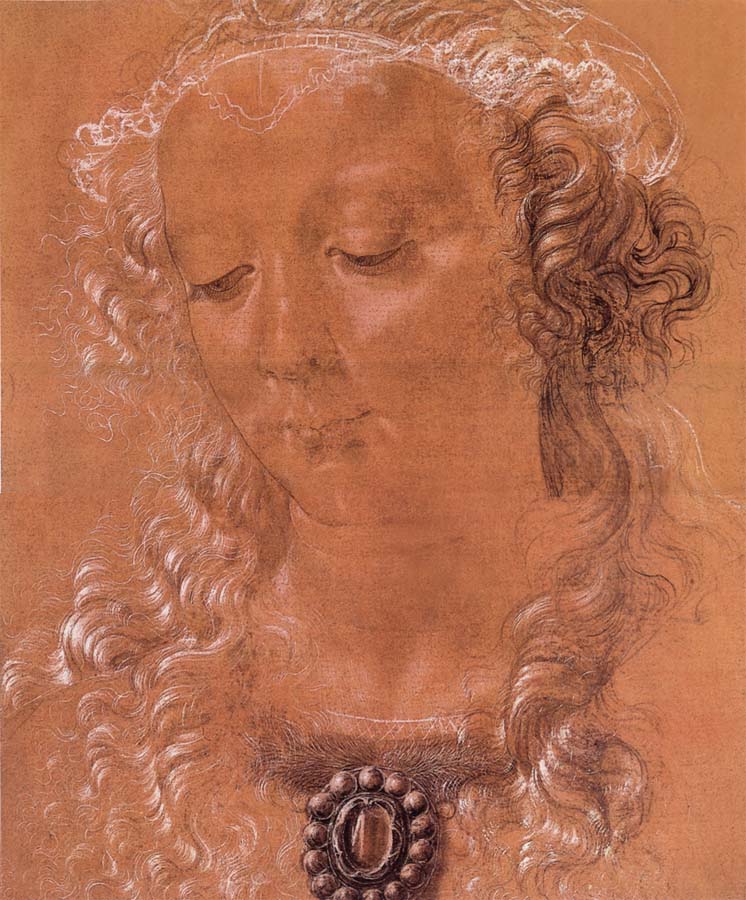 Andrea del Verrocchio Halfte second women head